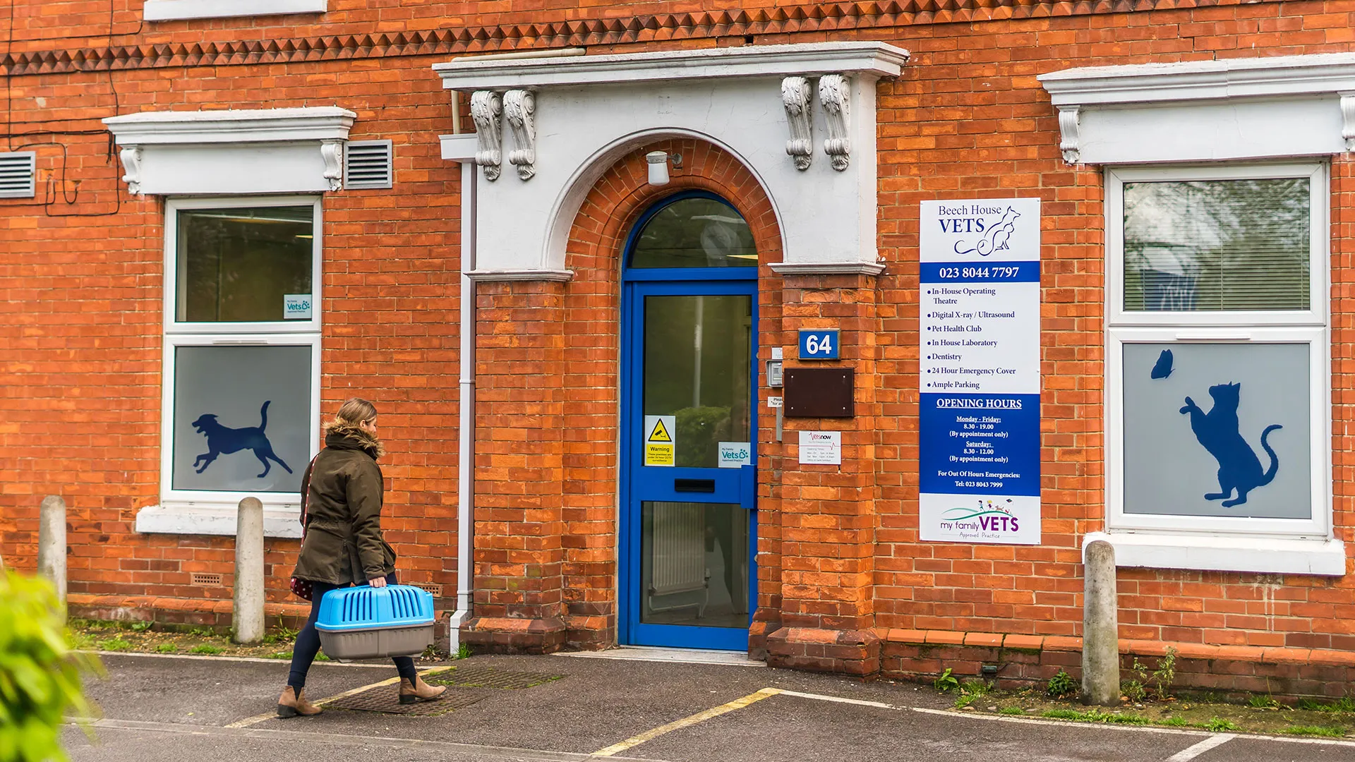 a view of our clinic entrance